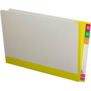 Avery 165715 Fullvue Shelf Lateral File 30Mm Gusset Orange Tab And Spine Foolscap Box 100 165715YEL - SuperOffice