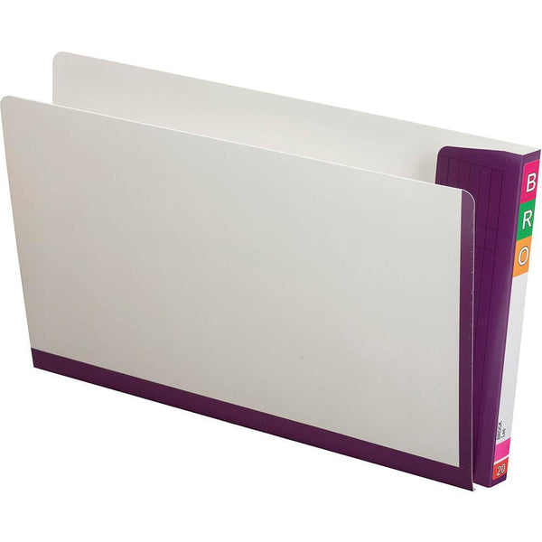 Avery 165715 Fullvue Shelf Lateral File 30Mm Gusset Purple Tab And Spine Foolscap Box 100 165715PUR - SuperOffice