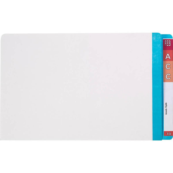 Avery 42536 Lateral File White With Mylar Tab Light Blue Box 100 42536 - SuperOffice