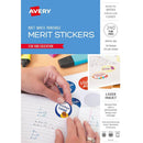 Avery 69703 Merit Stickers Printable Laser Circles 40Mm Pack 240 AV00046 - SuperOffice