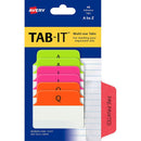 Avery 74757 Multiuse Tabs A-Z 50.8 X 38Mm Neon Pack 48 74757 - SuperOffice