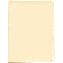 Avery 81557 Manilla Folder Buff 5-Tab Tabbed Foolscap Pack 50 81557 - SuperOffice