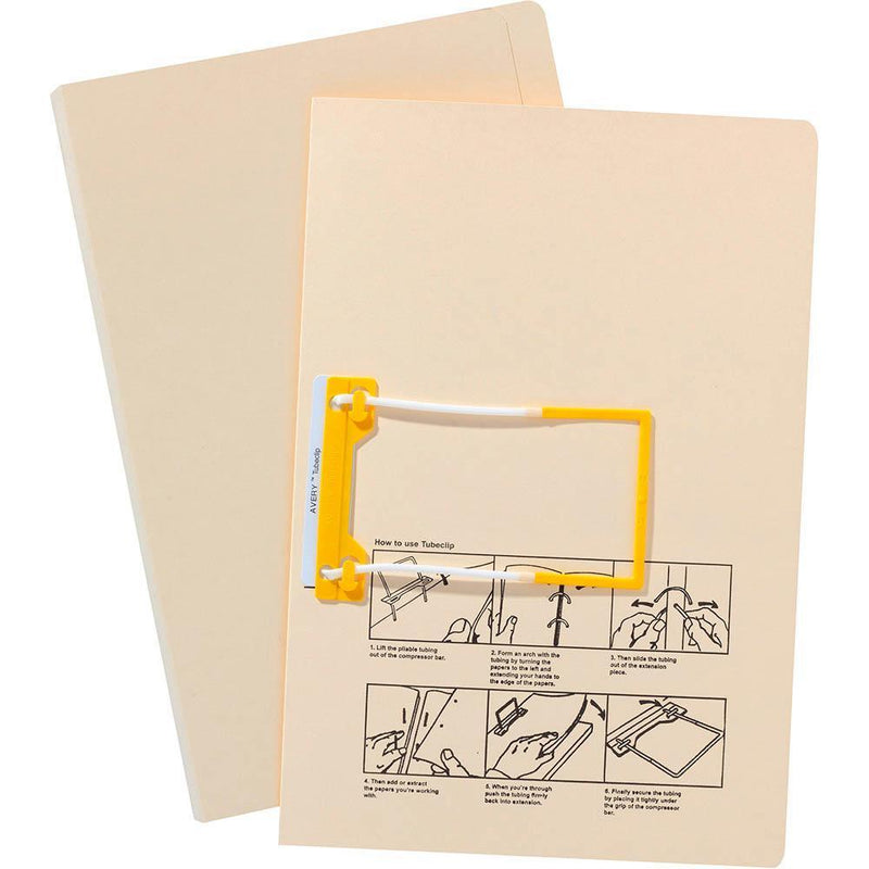Avery 84505 Tubeclip File Foolscap Plain Buff 84505 - SuperOffice