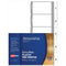 Avery 85655 L7411-5 Divider Extra Wide 1-5 Index Tab A4 White 85655 - SuperOffice