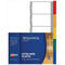 Avery 85665 L7411-5 Divider Extra Wide 5 Tab A4 Multi Coloured 85665 - SuperOffice