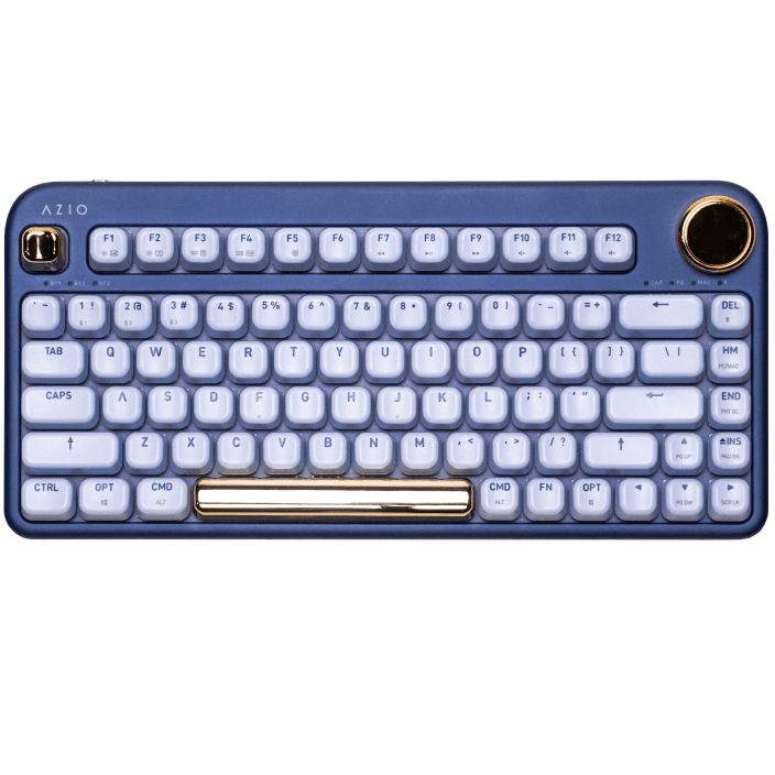 AZIO IZO Mechanical TKL Keyboard Wireless Blue IK105-US - SuperOffice