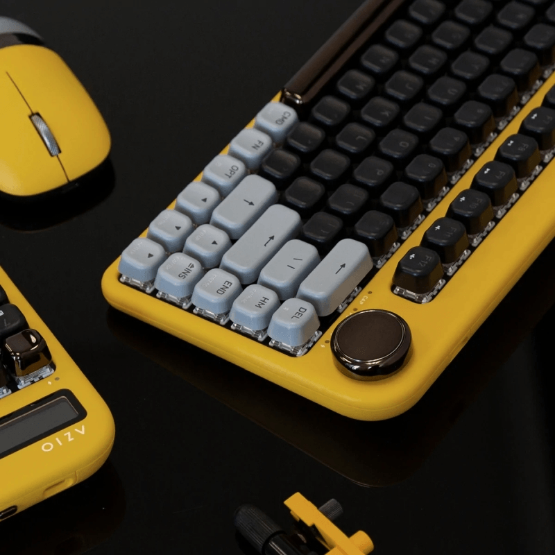 AZIO IZO Mechanical TKL Keyboard Wireless Series 2 Golden Iris IK412 - SuperOffice