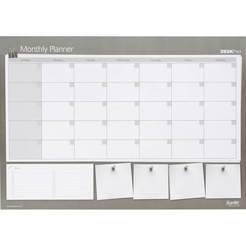 Bantex Deskpad Undated Monthly A2 100851698 - SuperOffice