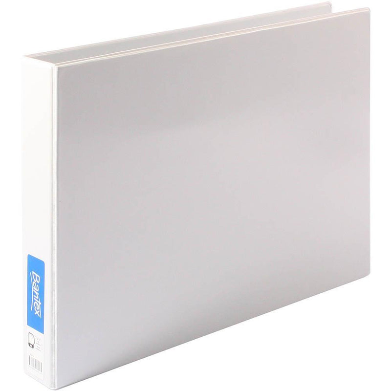 Bantex Insert Ring Binder Landscape 2D 38Mm A3 White 100851664 - SuperOffice