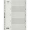 Bantex Pp Index Divider 1-5 Tab A4 Grey 100204680 - SuperOffice