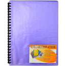 Beautone Cool Frost Display Book Refillable 20 Pocket A4 Purple 100851938 - SuperOffice