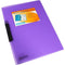 Beautone Cool Frost Swing Clip Report Covers A4 Transparent Purple 100851855 - SuperOffice