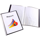 Beautone Display Book Fixed 20 Pocket A4 Black 100851913 - SuperOffice