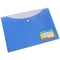 Beautone Document Folder Button Closure A4 Blueberry 100851840 - SuperOffice
