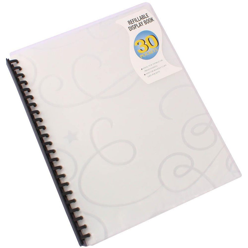 Beautone Jewel Display Books Refillable 30 Pocket A4 Clear 100851918 - SuperOffice