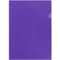 Beautone Letter Files A4 Transparent Purple Pack 10 100851835 - SuperOffice