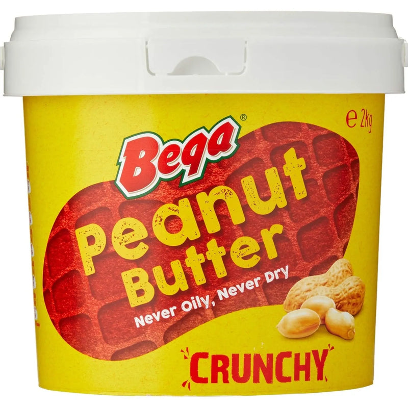 Bega Peanut Butter Crunchy Spread 2kg Bulk Tub 99685 - SuperOffice