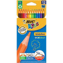 Bic Kids Evolution Colouring Pencil Pack 12 82902910 - SuperOffice