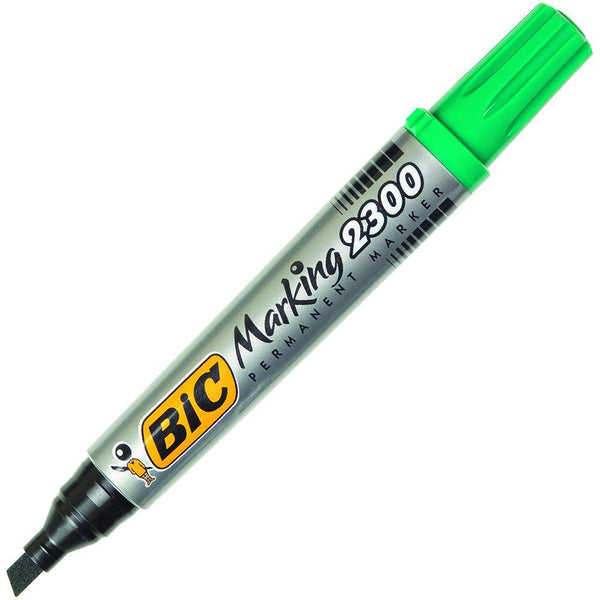 Bic Marking 2300 Ecolutions Permanent Marker Chisel Tip Green 8209233 - SuperOffice