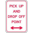 Brady Parking Signs - Pick Up And Drop Off Point Metal B850895 - SuperOffice