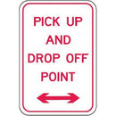 Brady Parking Signs - Pick Up And Drop Off Point Reflective Aluminium B850894 - SuperOffice