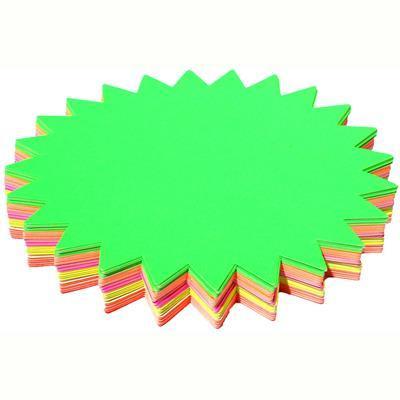 Brenex Starburst Fluro Double Sided 205Mm Pack 60 100852022 - SuperOffice