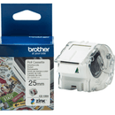 Brother CZ-1004 Label Roll Cassette 25mmx5m White VC-500W Printer CZ-1004 - SuperOffice