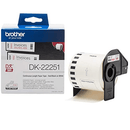 Brother DK-22251 Continuous Paper Roll 62mmx15.24m Red/Black On White DK22251 - SuperOffice