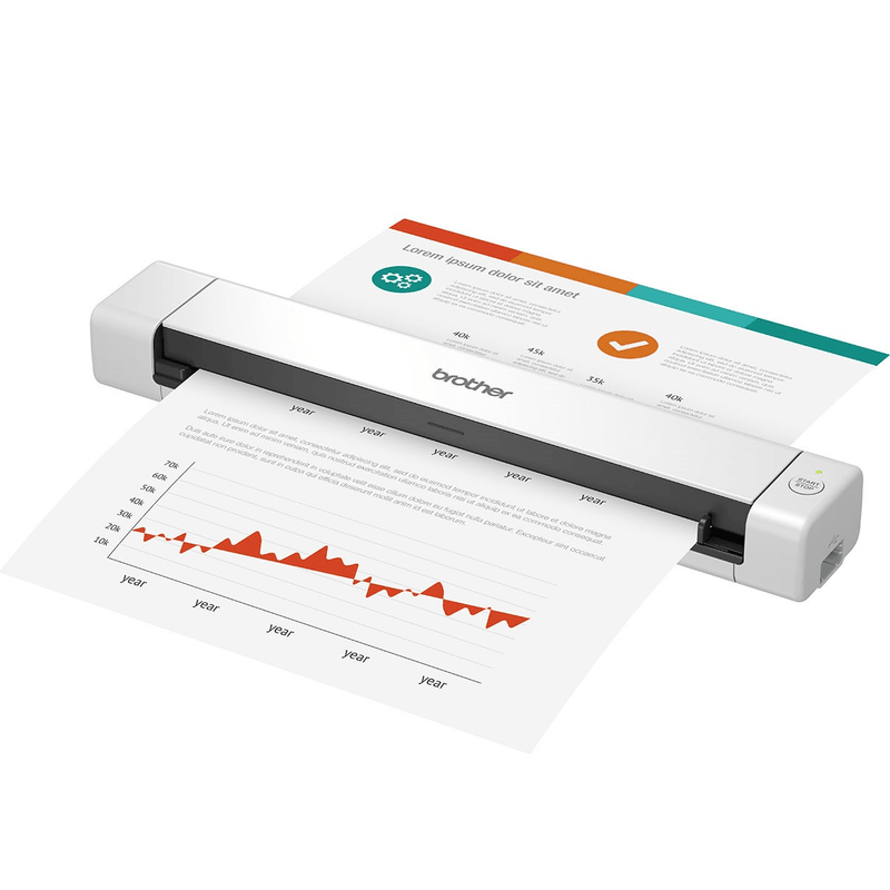 Brother DS-640 Compact Mobile Document Scanner Portable DS-640 - SuperOffice