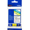 Brother TZE-231 Laminated Labelling Tape 12mm Black On White Cassette 3 Pack TZE231 (3 Pack) - SuperOffice