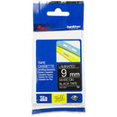 Brother Tze-325 Laminated Labelling Tape 9Mm White On Black BTZ325 - SuperOffice