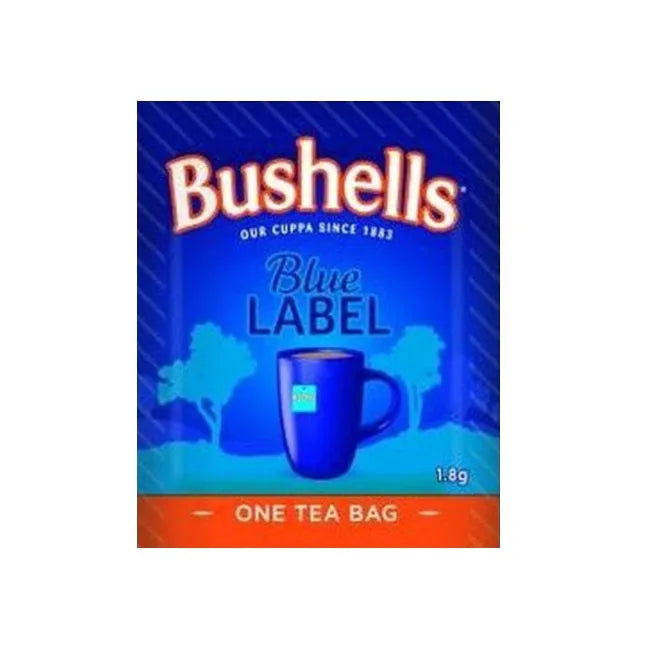 Bushells 1200 Black Tea Cup Bags Blue Label Individually Wrapped Envelope Pack Box Bulk 67821649 - SuperOffice