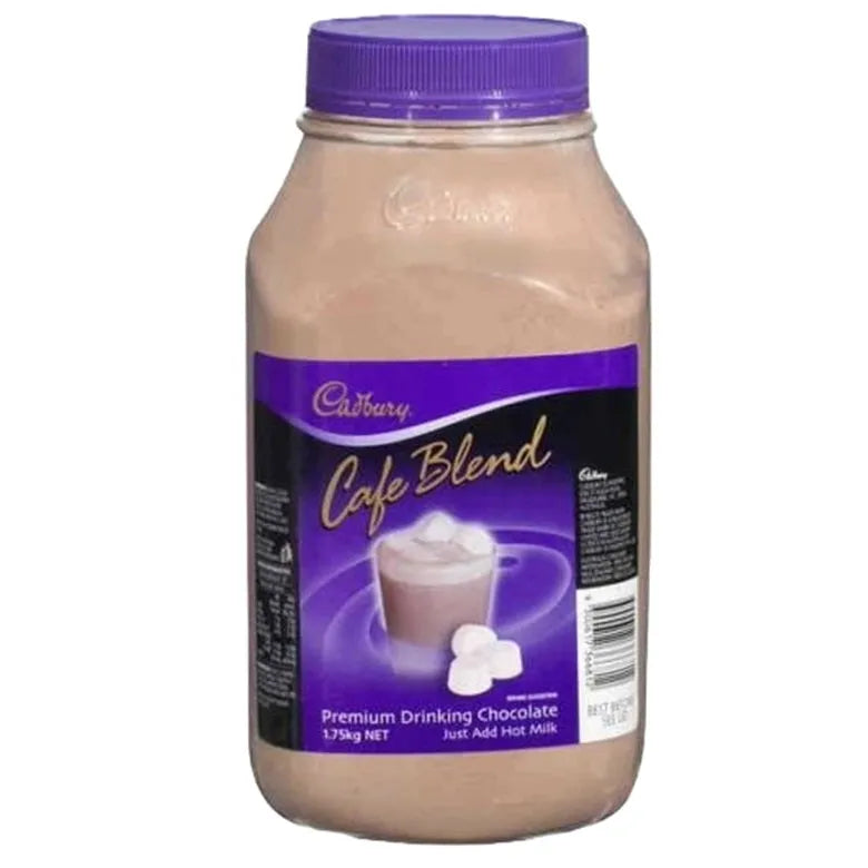 Cadbury Cafe Blend Premium Drinking Chocolate 1.75kg Pack 6 Bulk Carton 967090 (Pack 6) - SuperOffice