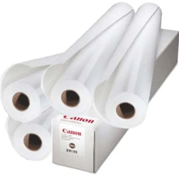 Canon A1 Large Format Bond Paper Roll 610mm x 50m Box 4 Rolls CAD-BLZ/24/50 - SuperOffice