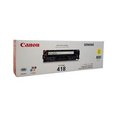 Canon Cart418 Toner Cartridge Yellow CART418Y - SuperOffice