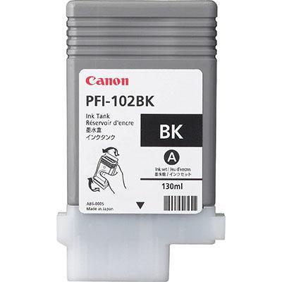 Canon Pfi102Bk Ink Cartridge Black PFI102BK - SuperOffice
