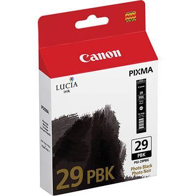 Canon Pgi29 Ink Cartridge Photo Black PGI29PBK - SuperOffice