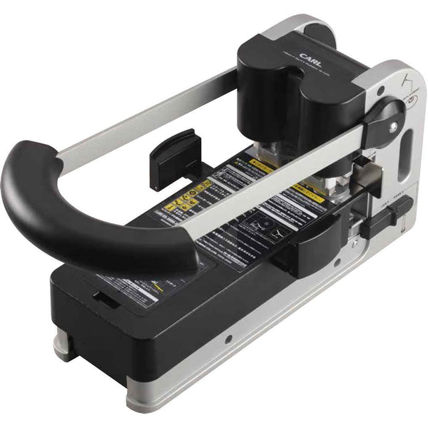 Carl HD-530N Heavy Duty 2 Hole Punch 300 Sheet Black/Grey 700530N - SuperOffice