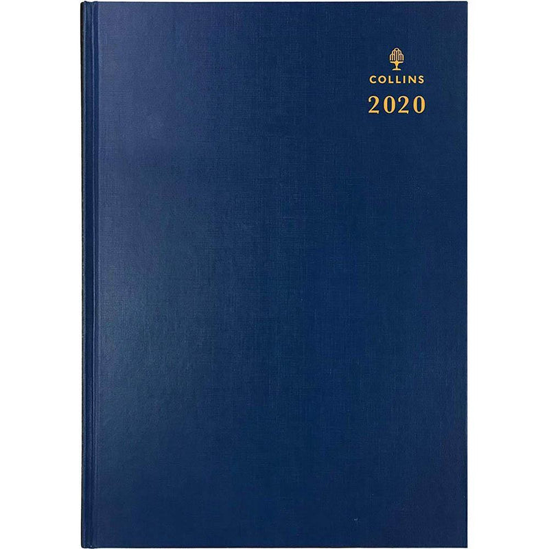 Collins 2020 Sterling Diary Day To Page A4 Navy Blue 144.P59-20 - SuperOffice