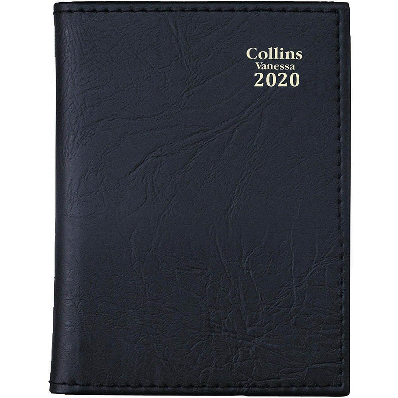 Collins 2020 Vanessa Pocket Diary Week To Open B7R Black 355V9920 - SuperOffice