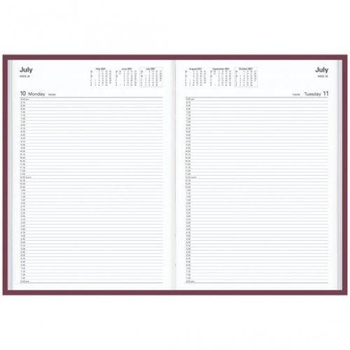 Collins A4 Day to Page 2024 Appointment Diary Burgundy 140.P78 140.P78-24 - SuperOffice