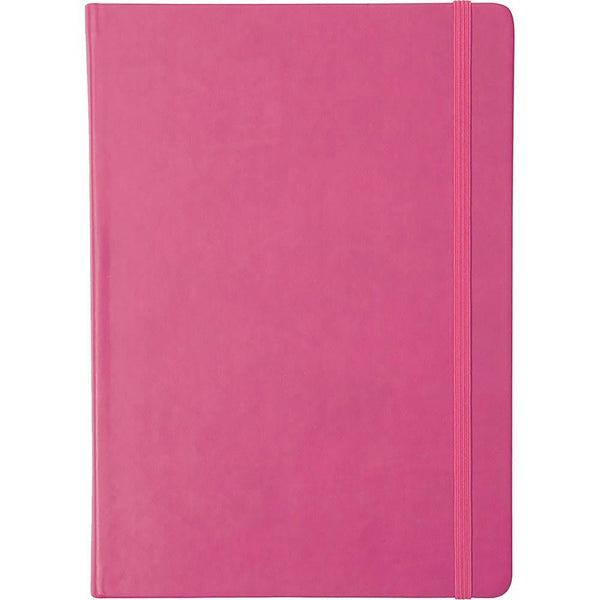 Collins Legacy Notebook Ruled 240 Page Expandable Inner Pocket A5 Pink CL53N-04 - SuperOffice