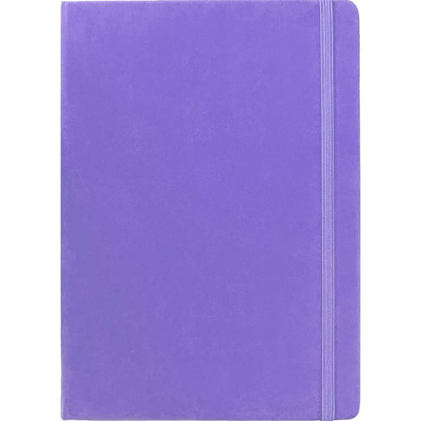 Collins Legacy Notebook Ruled 240 Page Expandable Inner Pocket A5 Purple CL53N-05 - SuperOffice