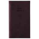 Collins Pocket Wine Journal Slimline Undated 52 Page Pu Cover Burgundy 2990.U78 - SuperOffice