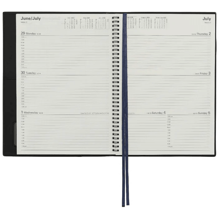 Collins Vanessa 2020-2021 Financial Year FY Diary A5 Week To View Blue FY38520/21 - SuperOffice