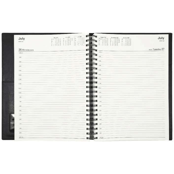 Collins Vanessa A4 Day To Page 2021 Diary Blue 145.V59 (2021) - SuperOffice