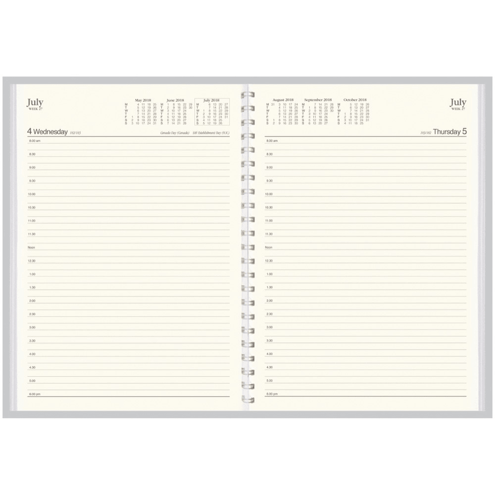 Collins Vanessa A4 Day To Page 2023 Diary Black Year | SuperOffice