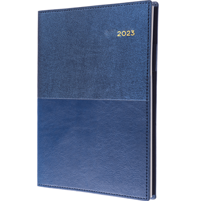 Collins Vanessa A4 Day To Page 2023 Diary Blue Planner | SuperOffice