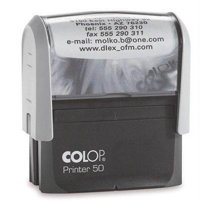Colop P50 Printer Self-Inking Custom Made Stamp 69 X 30Mm P50 - SuperOffice