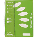 Colourhide 5-Subject Notebook A4 Green Carton 10 1719604HSRT - SuperOffice